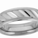 Brock & Co. Solid Gold Comfort fit Wedding band your choice of width and color (s0868)