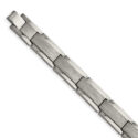 Tungsten Polished and Satin 8.25in Bracelet (wbrc59)