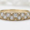 14 karat white or yellow gold .40ctw diamond ring (WDR103)