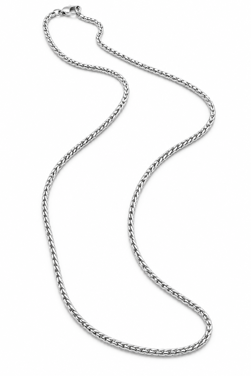 14 karat white gold 2.2mm 22" Franco chain (WCH33)