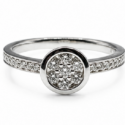 14 karat white or yellow gold .40ctw diamond ring (WDR186)