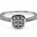 14 karat white or yellow gold .30ctw diamond ring (WDR187)
